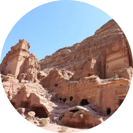 ペトラ遺跡の画像